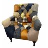 Bamford Club Patchwork Chair on a white background