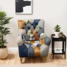 Bamford Club Patchwork Chair lifestyle image of the chair