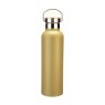 &Again Double Wall Bottle With Bamboo Lid Olive 750ml