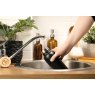 &Again Double Wall Bottle With Bamboo Lid Midnight Washing