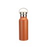 &Again Double Wall Bottle With Bamboo Lid Rust 500ml