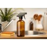 &Again Amber Glass Spray Bottle 500ml Lifestyle