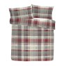 Appletree Hygge Connolly Red Duvet Cover Set double king super king