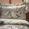 Edinburgh Weavers Flyway Natural Duvet Cover Set pillow close up