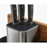 Joseph Joseph CounterStore Steel Worktop Organiser knife block close up