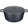 Masterclass Black Aluminium Casserole Dish 5L