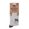 Eco Chic Beige Realistic Sheep Eco-Friendly Bamboo Socks packaging