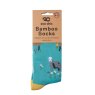 Eco Chic Blue Realistic Sheep Eco-Friendly Bamboo Socks packaging