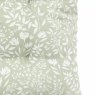 Gallery Direct Sage Floral Reversible Seat Pad close up