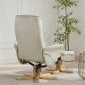 Alexia Heat Massage Chair & Stool In Plush Mushroom lifestyle image