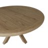 Heritage Editions Oak Large Round Table on a white background