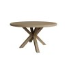 Heritage Editions Oak Large Round Table on a white background