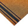 Hug Rug My Mat Coir Navy Border Stripe 45x75cm