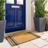 Hug Rug My Mat Coir Navy Border Stripe 45x75cm