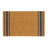 Hug Rug My Mat Coir Navy Border Stripe 45x75cm