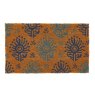 Hug Rug My Mat Printed Coir Ikat Blues 45x75cm