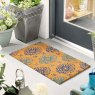 Hug Rug My Mat Printed Coir Ikat Blues 45x75cm