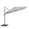 3m Square Cantilever Parasol on a white background