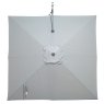 3m Square Cantilever Parasol on a white background