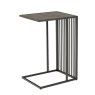 Metro Black Side Table on a white background