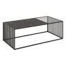 Metro Black Rectangular Coffee Table on a white background