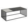 Metro Black Rectangular Coffee Table on a white background