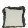 Ashwood Wool Cushion Cypress Reverse