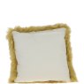 Ashwood Wool Cushion Straw Reverse