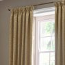 Morris & Co Acorn Curtains Gold Close up Hanging