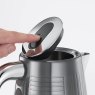 Russell Hobbs Geo Steel 1.7L Kettle pop open lid