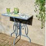 Kaemingk Sorrento Iron Outdoor Balcony Table Lifestyle