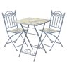 Kaemingk Sorrento Iron Mosaic Tea For Two Bistro Set