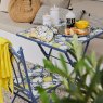 Kaemingk Sorrento Iron Mosaic Tea For Two Bistro Set Lifestyle