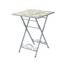 Kaemingk Sorrento Iron Mosaic Tea For Two Bistro Set Table