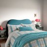 Land & Shore Rathlin Check Duvet Cover Set Green Close up