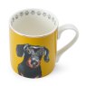 Mikasa Can Mug Dachshund tilted view