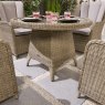 Norfolk & Co Garden Loren 4 Seater Round Dining Set