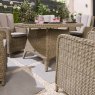 Norfolk & Co Garden Loren 6 Seater Round Dining Set