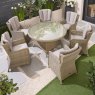 Norfolk & Co Garden Loren 6 Seater Round Dining Set