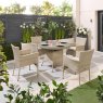 Norfolk & Co Garden Hepburn 4 Seater Dining Set