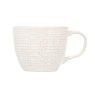 Siip Leaf Embossed Mug White