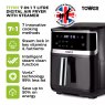 Tower Vortex 1700w 7L Steam Air Fryer Specs sheet