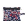 Eco Chic Eco Chic Blue Paisley Large Reusable Foldable Shopper Bag