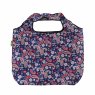 Eco Chic Eco Chic Blue Paisley Large Reusable Foldable Shopper Bag