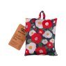 Eco Chic Eco Chic Red Floral Large Reusable Foldable Shopper Bag