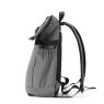 Eco Chic Eco Chic Charcoal Recycled Canvas Roll Top Backpack