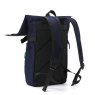 Eco Chic Eco Chic Navy Roll Recycled Canvas Roll Top Backpack