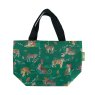 Eco Chic Eco Chic Wild Cat Green Insulated Foldable Lunch Bag