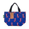 Eco Chic Eco Chic Navy Fox Insulated Foldable Lunch Bag