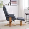 Sardinia Petrol Blue Chair and Stool Set